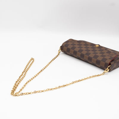 Pochette Felicie Damier Ebene