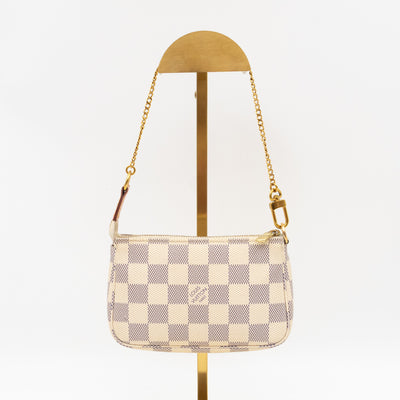 Mini Pochette Accessoires Damier Azur