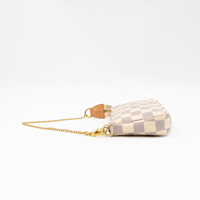Mini Pochette Accessoires Damier Azur