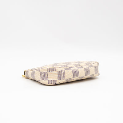 Mini Pochette Accessoires Damier Azur