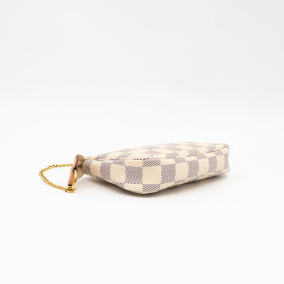 Mini Pochette Accessoires Damier Azur