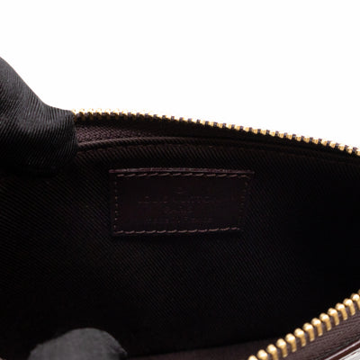 Mini Pochette Accessoires Amarante Vernis Monogram