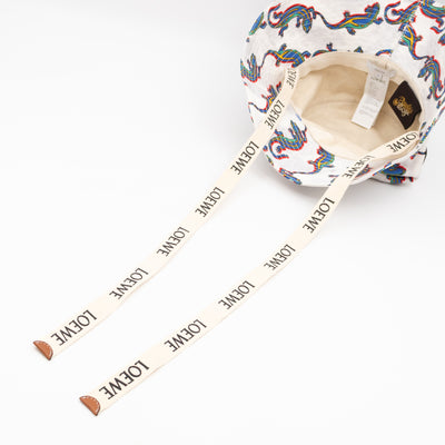 Paula's Ibiza Collection Fisherman Hat White & Multicolor Cotton