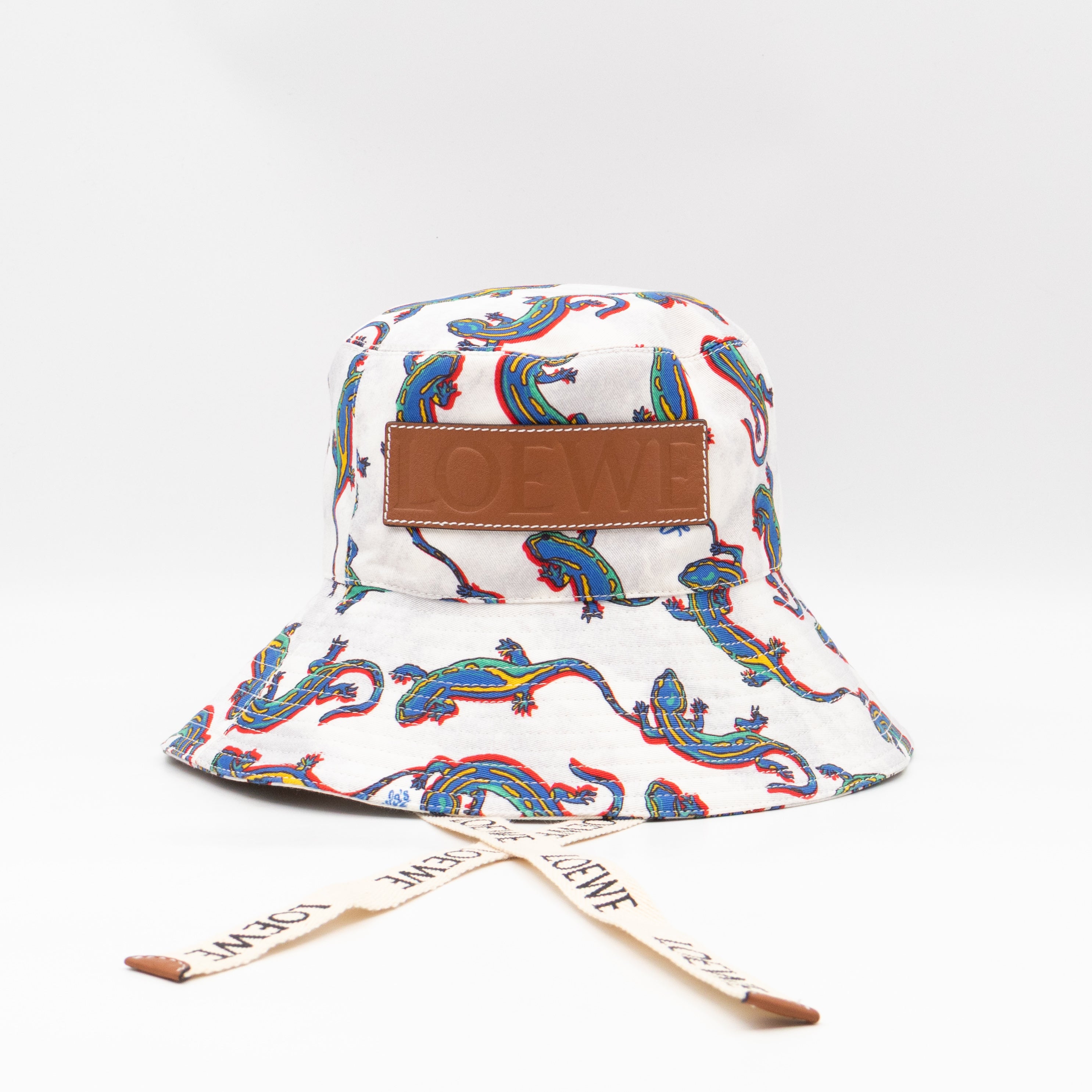 Paula's Ibiza Collection Fisherman Hat White & Multicolor Cotton