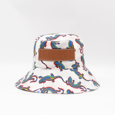 Paula's Ibiza Collection Fisherman Hat White & Multicolor Cotton