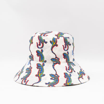 Paula's Ibiza Collection Fisherman Hat White & Multicolor Cotton