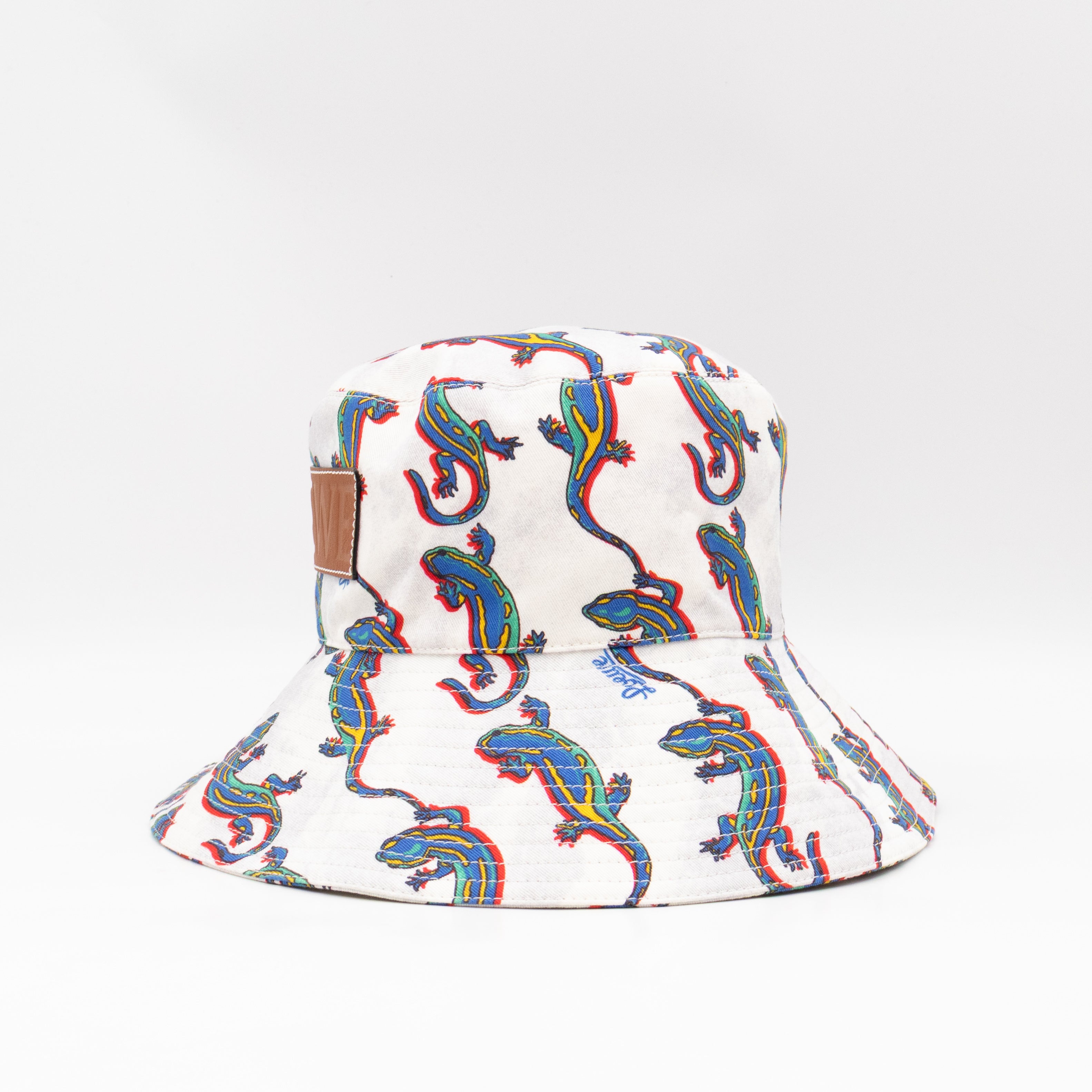 Paula's Ibiza Collection Fisherman Hat White & Multicolor Cotton