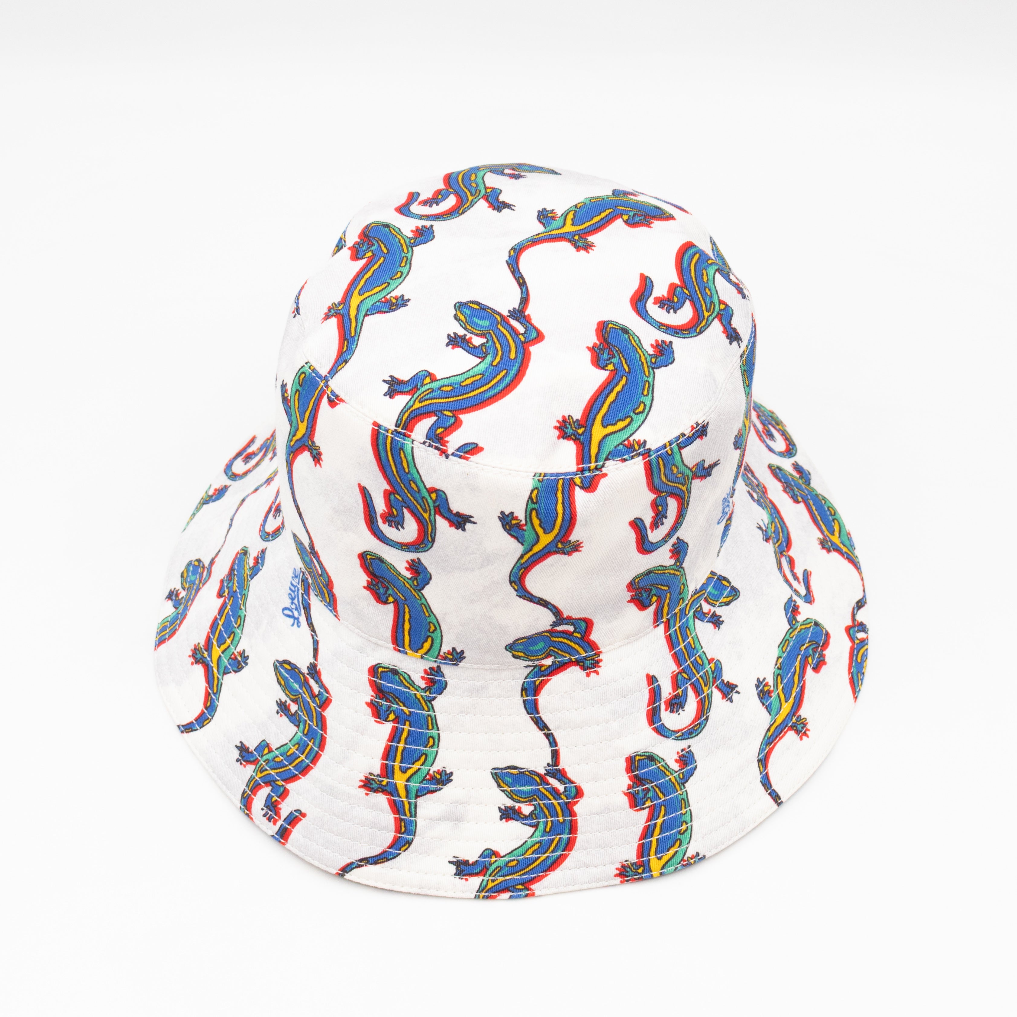 Paula's Ibiza Collection Fisherman Hat White & Multicolor Cotton