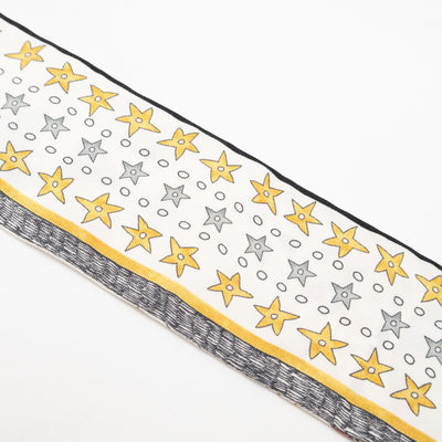 L'Etoile Tarot Mitzah Twilly Scarf Silk White