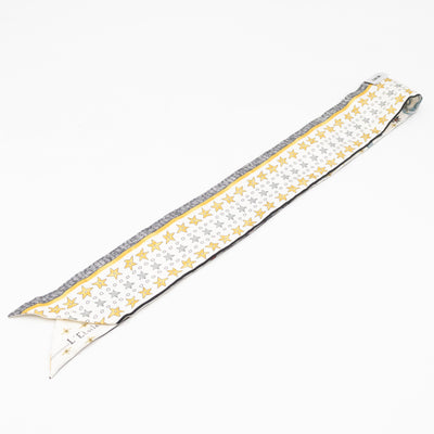 L'Etoile Tarot Mitzah Twilly Scarf Silk White