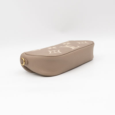 Ivy Wallet On Chain Bicolor Monogram Empreinte Leather