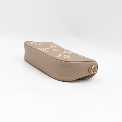 Ivy Wallet On Chain Bicolor Monogram Empreinte Leather