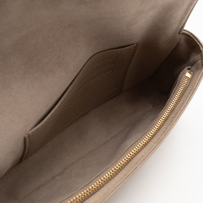 Ivy Wallet On Chain Bicolor Monogram Empreinte Leather