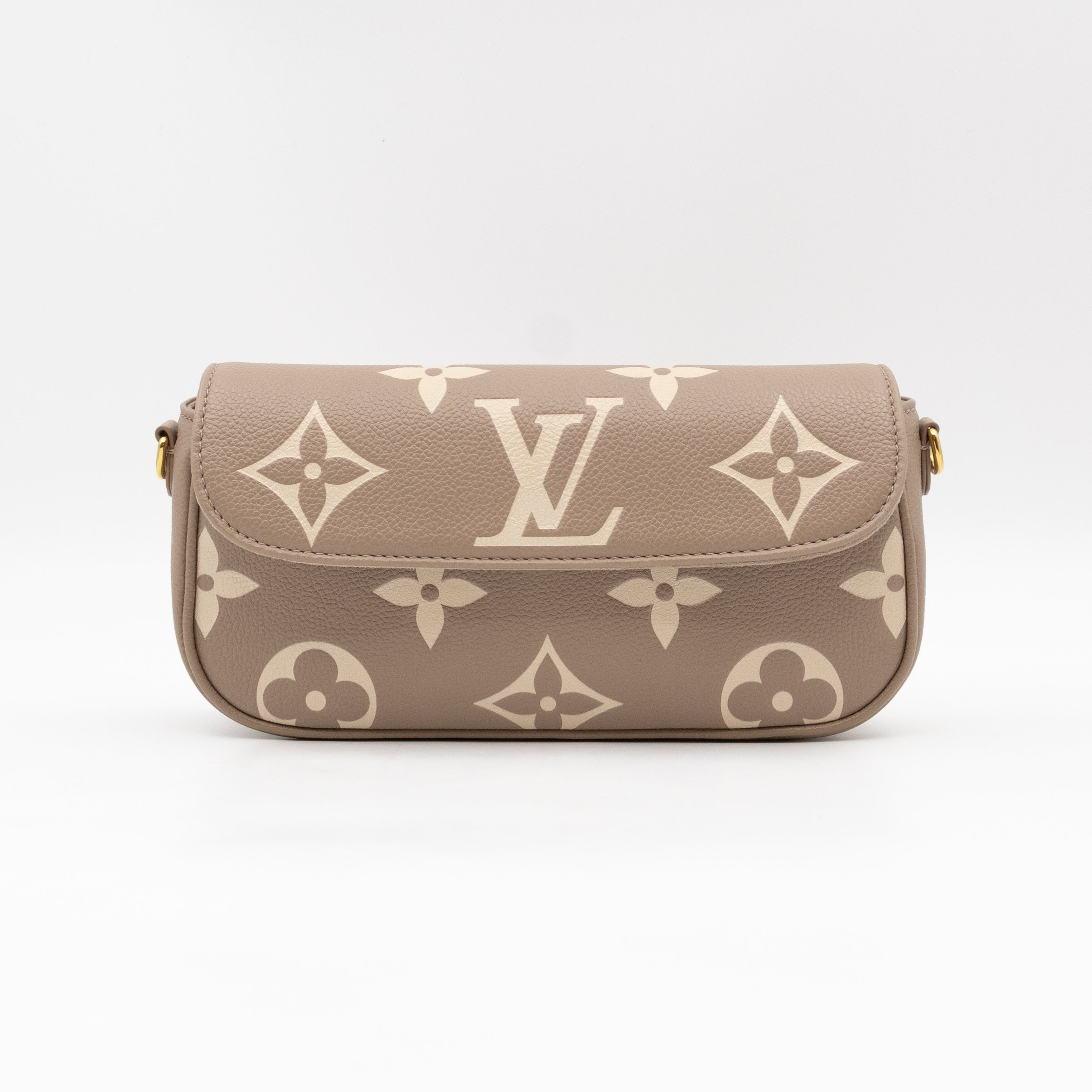 Ivy Wallet On Chain Bicolor Monogram Empreinte Leather