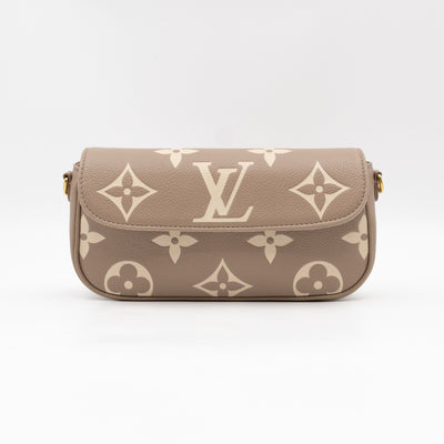 Ivy Wallet On Chain Bicolor Monogram Empreinte Leather
