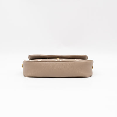 Ivy Wallet On Chain Bicolor Monogram Empreinte Leather