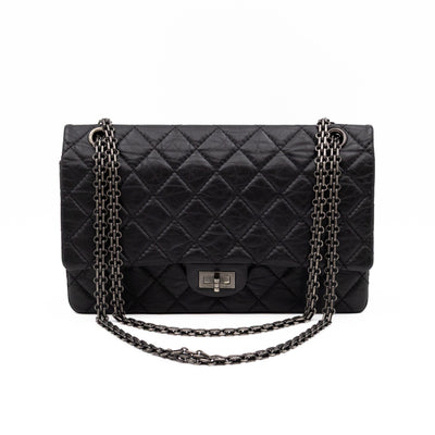 2.55 Reissue 226 Double Flap Bag Black Leather