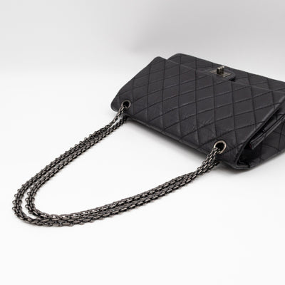 2.55 Reissue 226 Double Flap Bag Black Leather