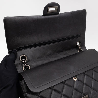 2.55 Reissue 226 Double Flap Bag Black Leather
