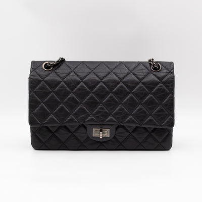 2.55 Reissue 226 Double Flap Bag Black Leather