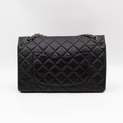 2.55 Reissue 226 Double Flap Bag Black Leather