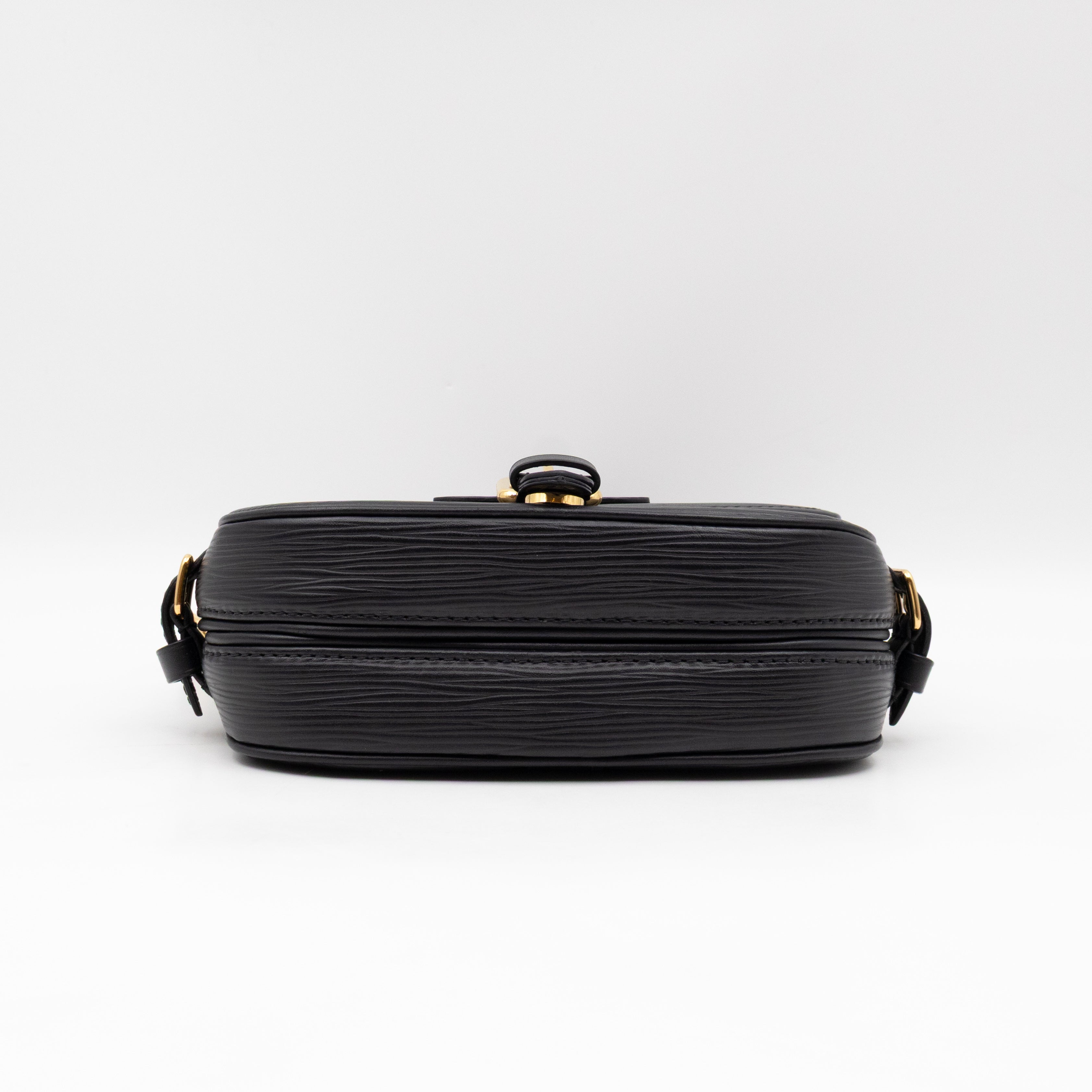 Saumur BB Black Epi Leather