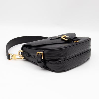 Saumur BB Black Epi Leather