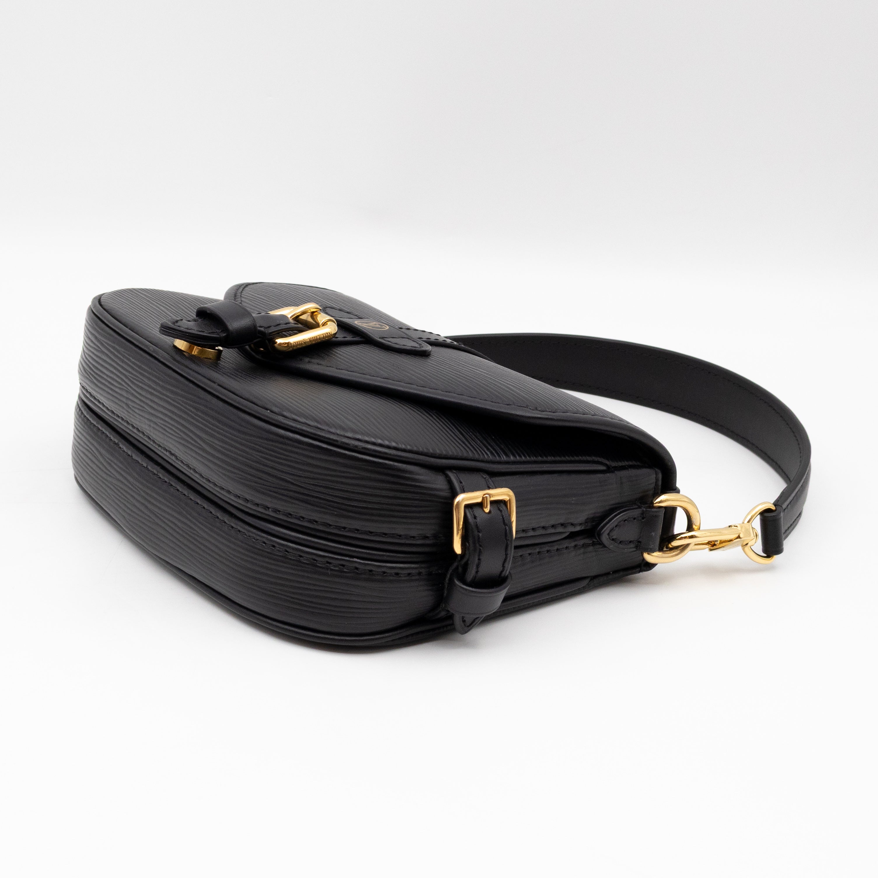 Saumur BB Black Epi Leather