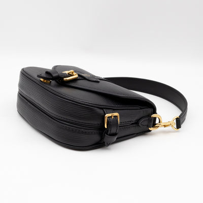 Saumur BB Black Epi Leather