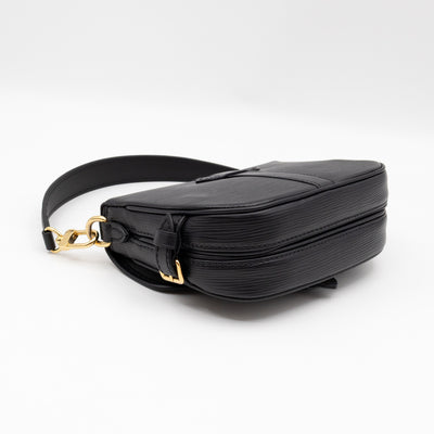 Saumur BB Black Epi Leather