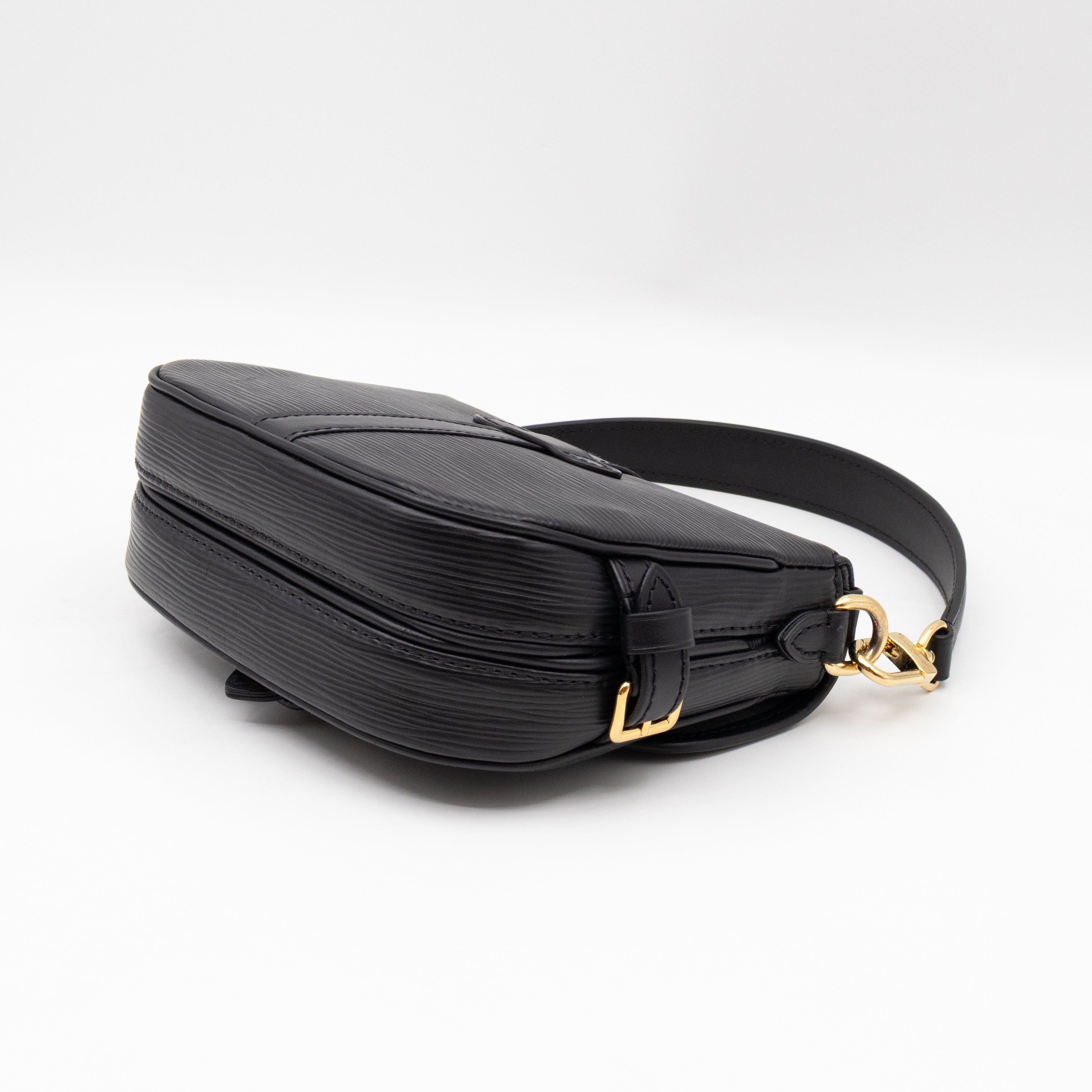 Saumur BB Black Epi Leather