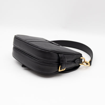 Saumur BB Black Epi Leather