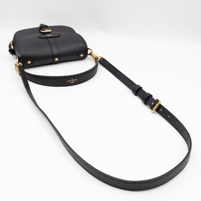 Saumur BB Black Epi Leather