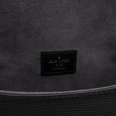 Saumur BB Black Epi Leather