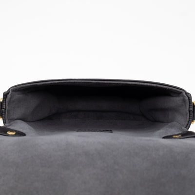 Saumur BB Black Epi Leather