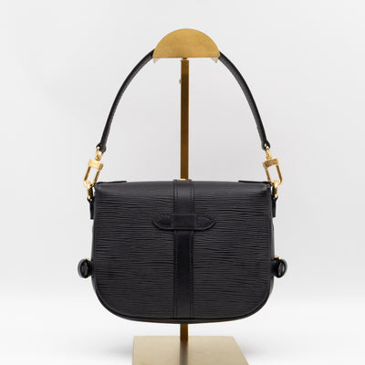 Saumur BB Black Epi Leather