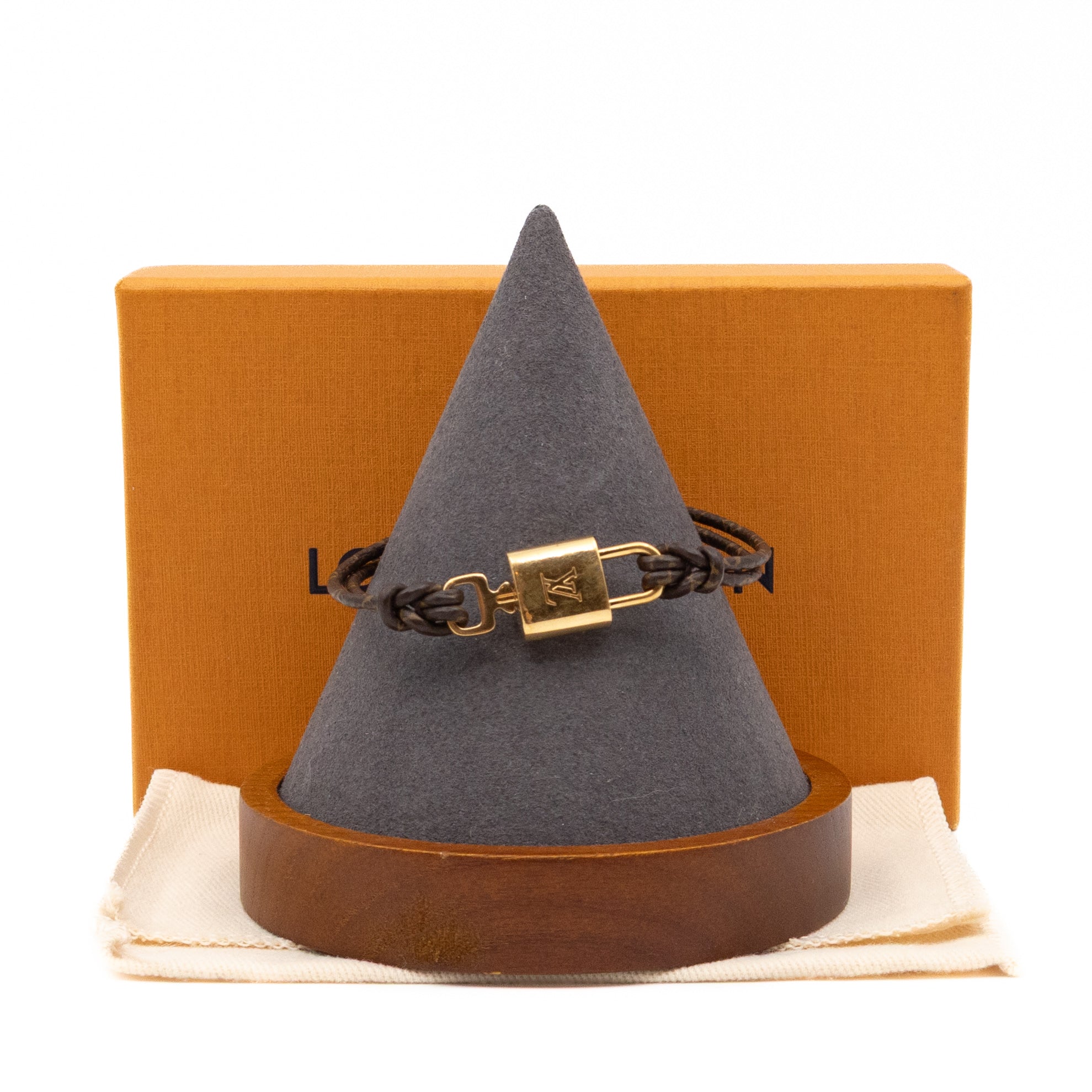 Lock It Again Bracelet Monogram & Gold