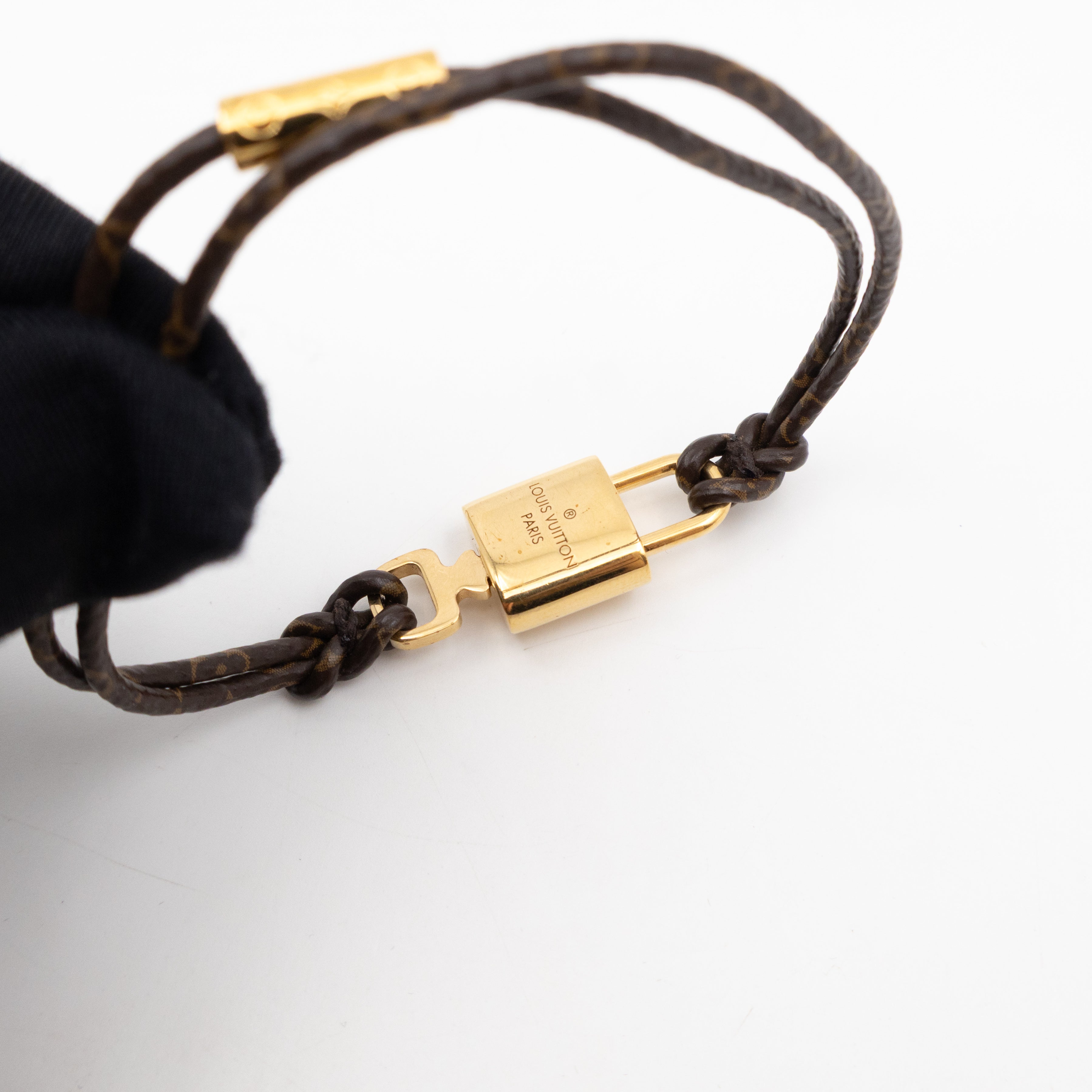 Lock It Again Bracelet Monogram & Gold
