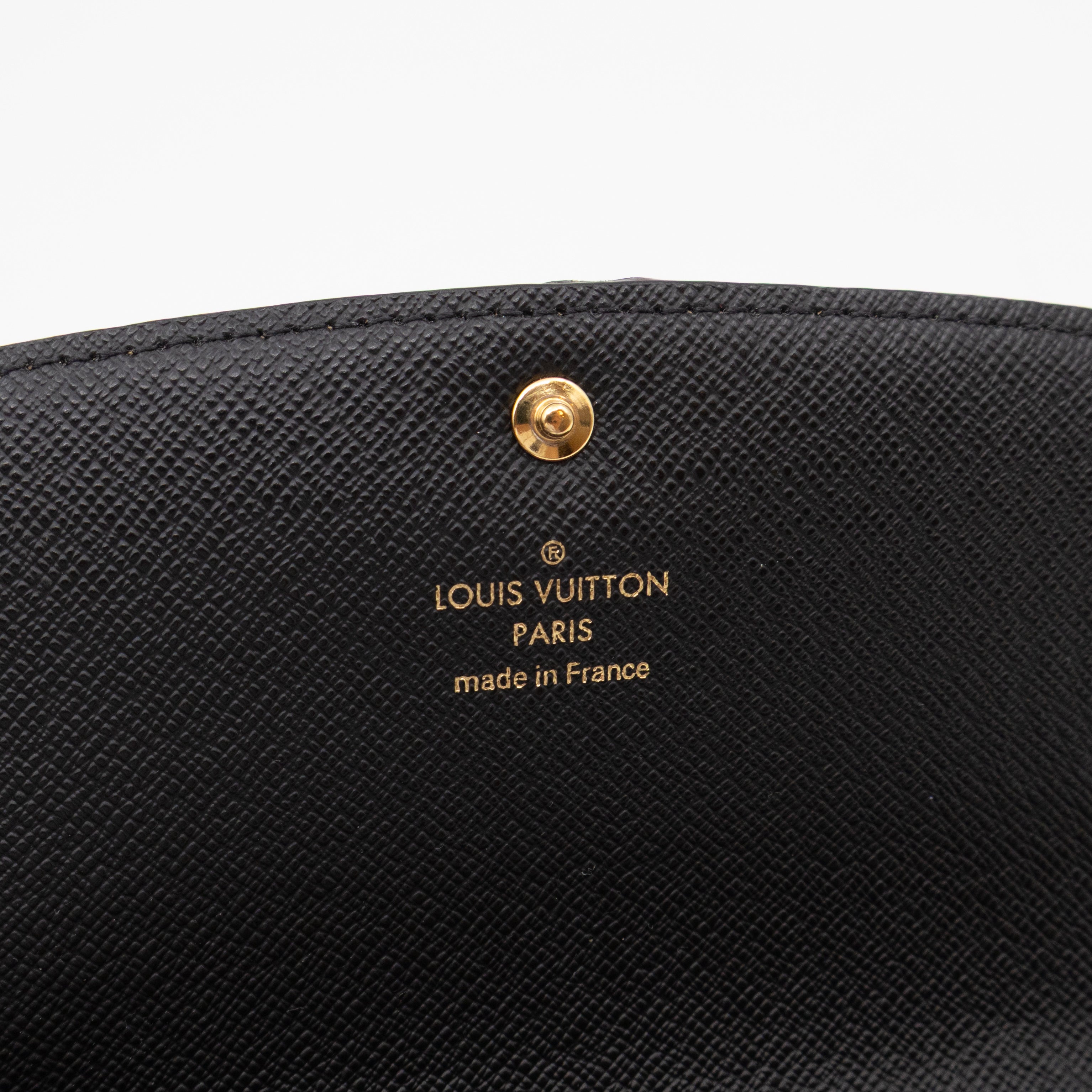 Emilie Wallet Monogram Reverse Black