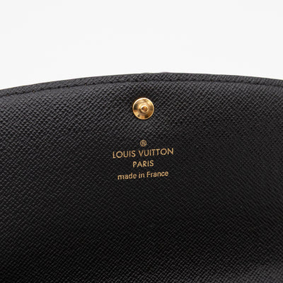 Emilie Wallet Monogram Reverse Black
