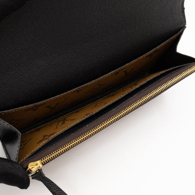 Emilie Wallet Monogram Reverse Black