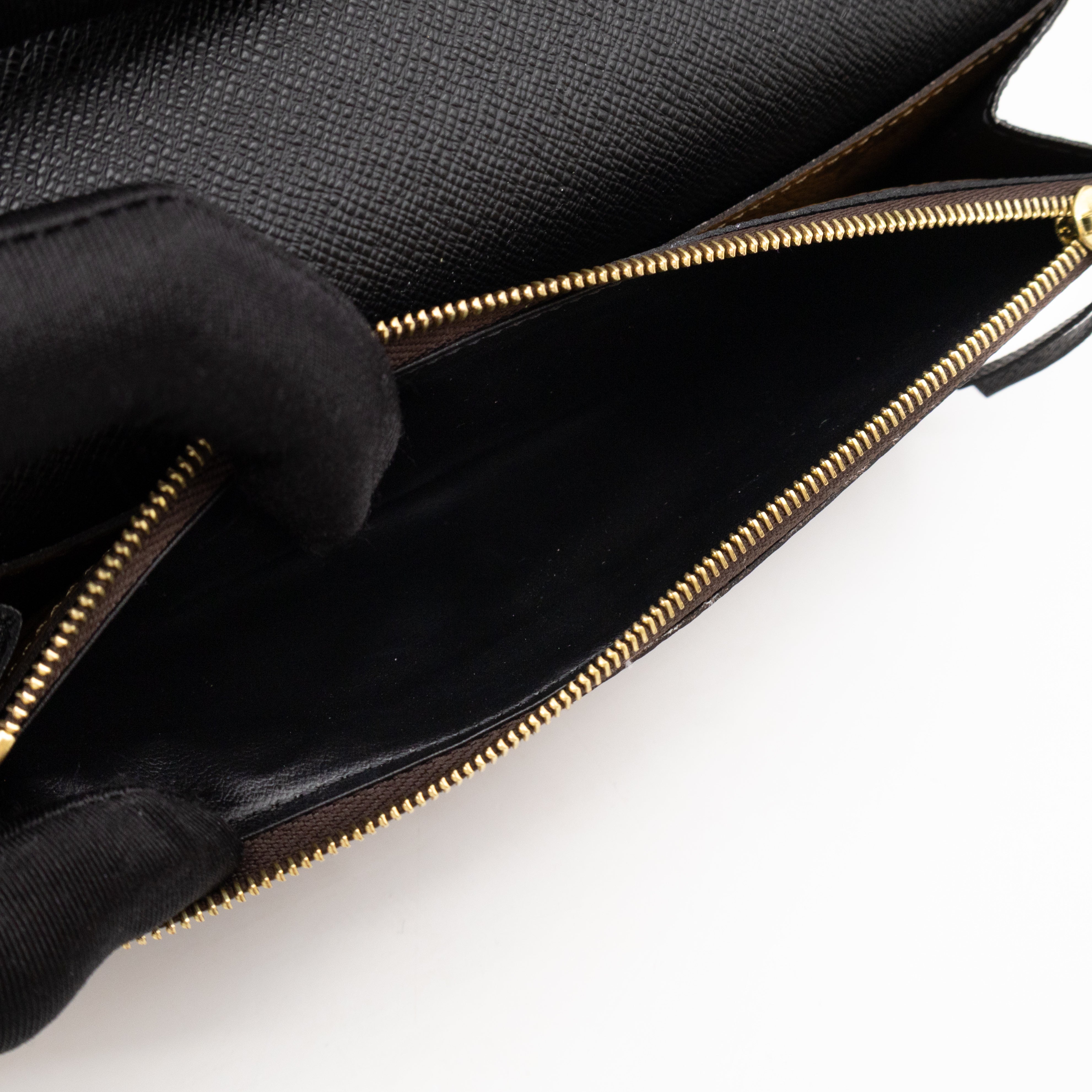 Emilie Wallet Monogram Reverse Black