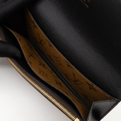 Emilie Wallet Monogram Reverse Black