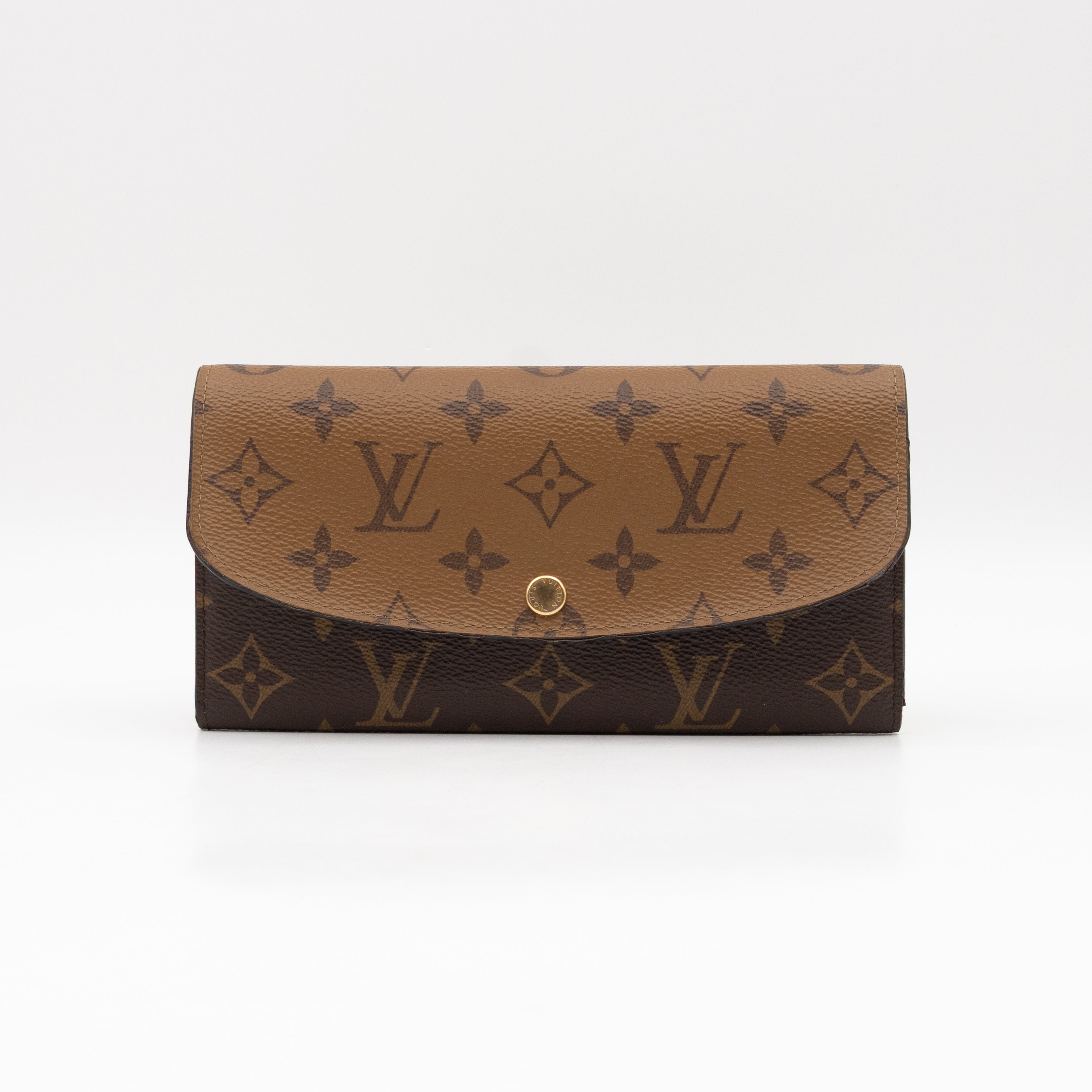 Emilie Wallet Monogram Reverse Black