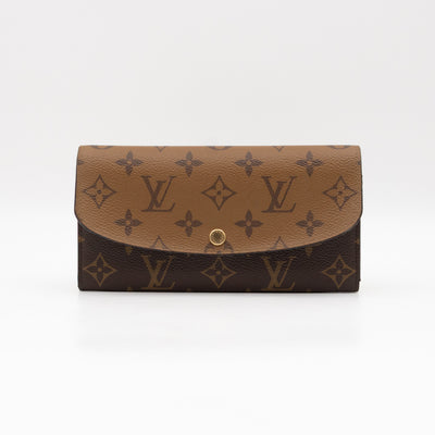 Emilie Wallet Monogram Reverse Black