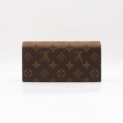 Emilie Wallet Monogram Reverse Black