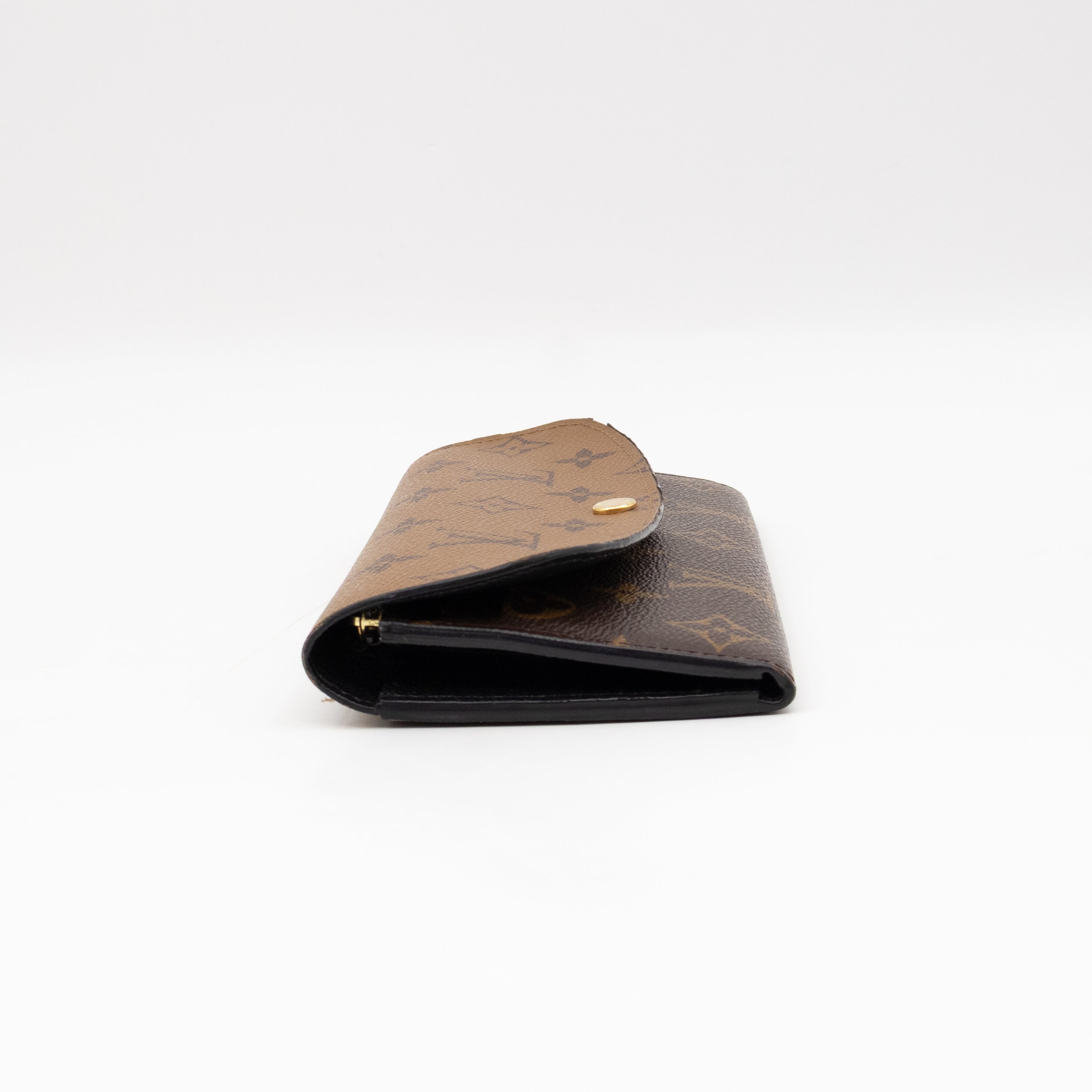 Emilie Wallet Monogram Reverse Black