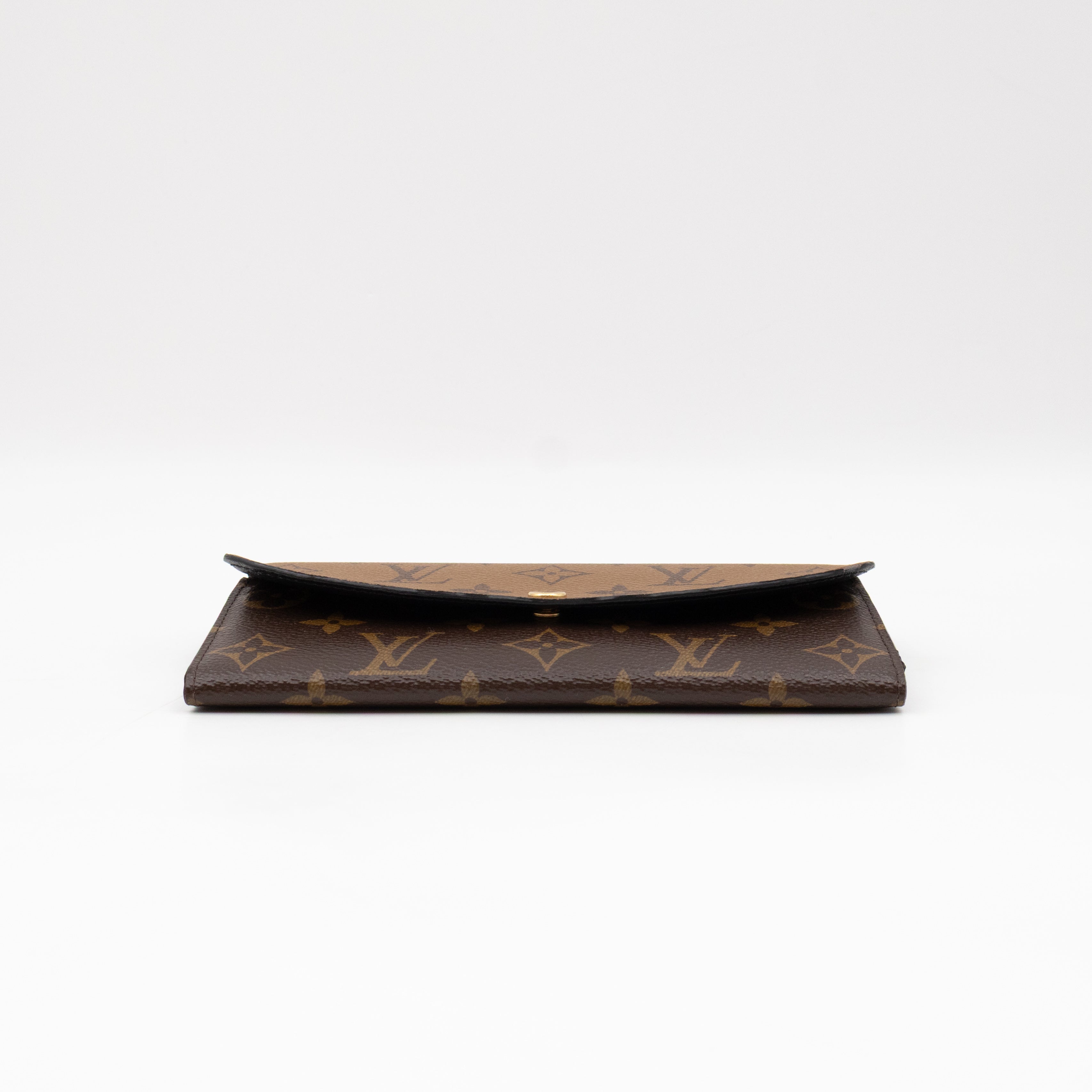 Emilie Wallet Monogram Reverse Black