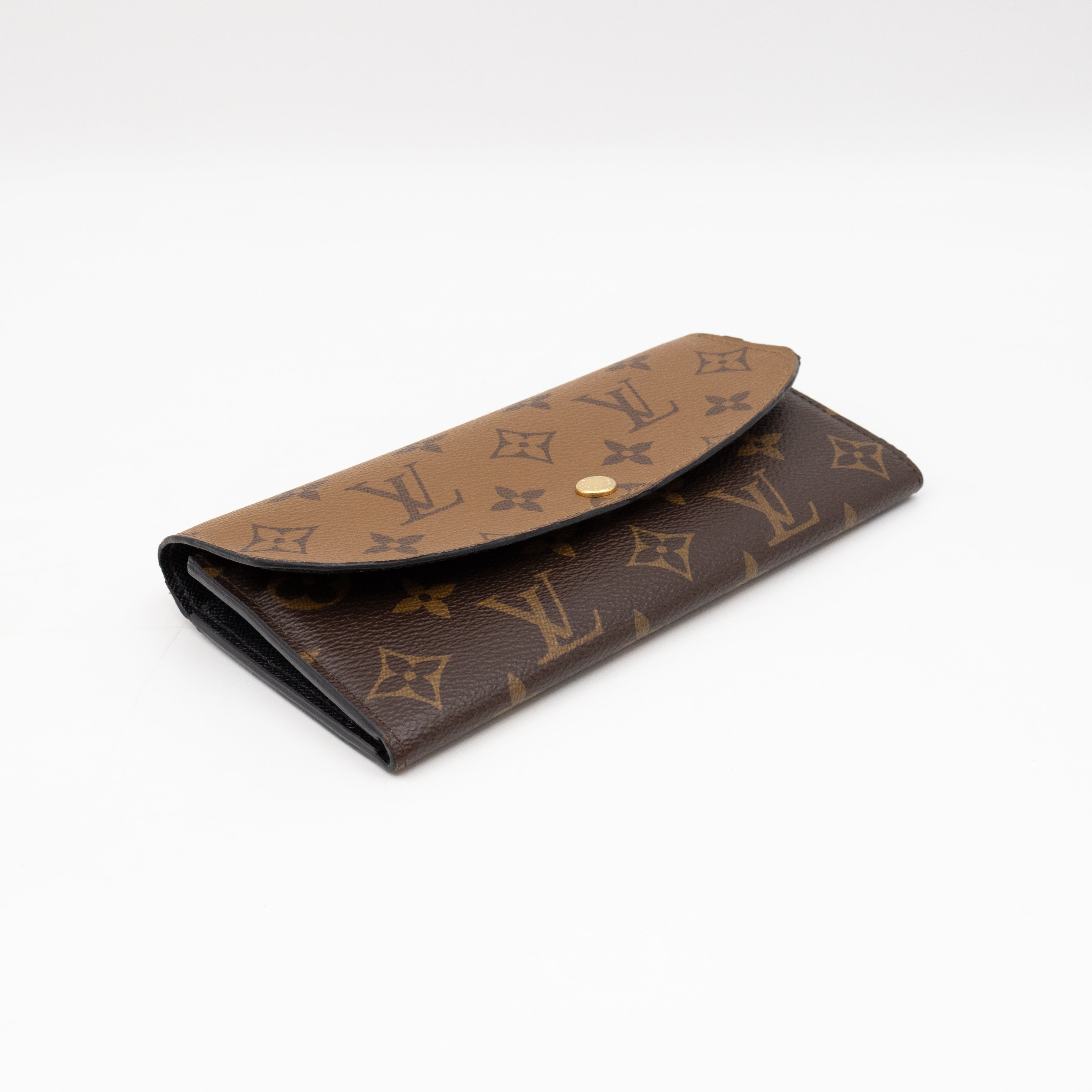Emilie Wallet Monogram Reverse Black