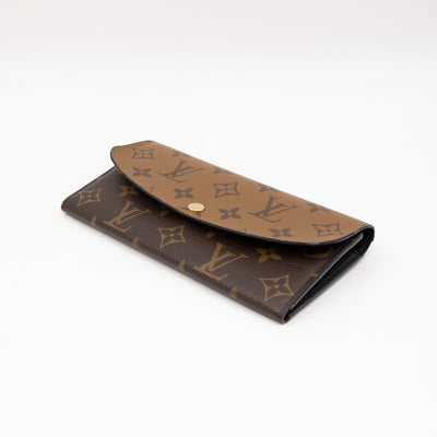 Emilie Wallet Monogram Reverse Black